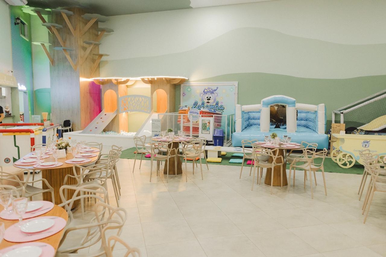 Ambiente decorado para aniversário infantil