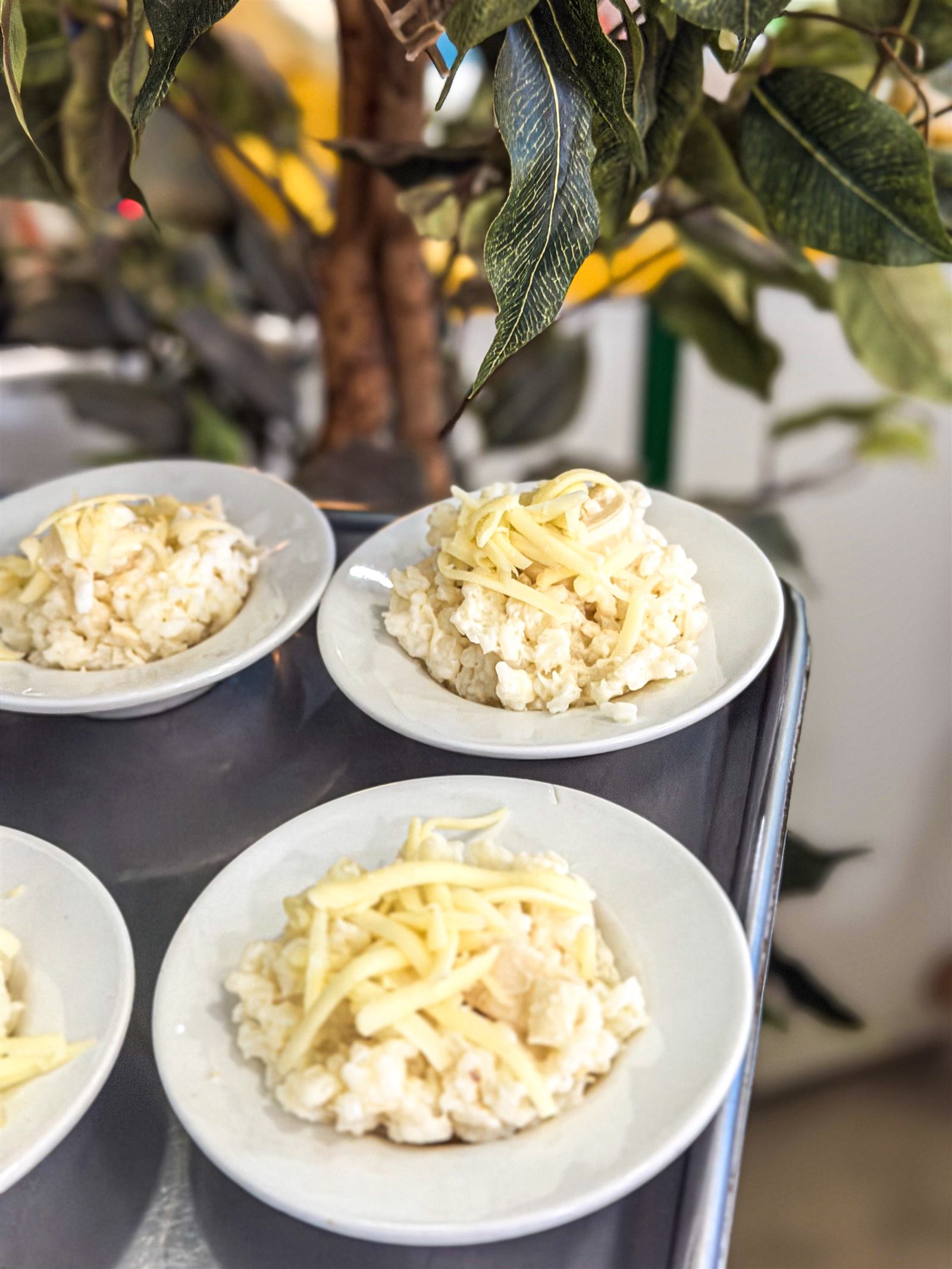 Risoto individual do cardápio do Buffet Encanto e Magia